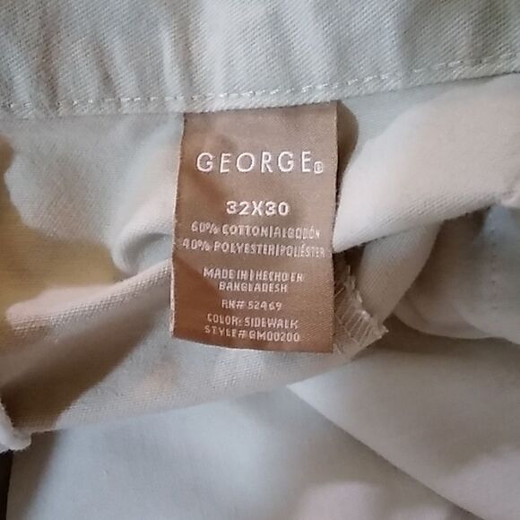 George Men's Pants Dress Size 32x30 - Picture 6 of 16
